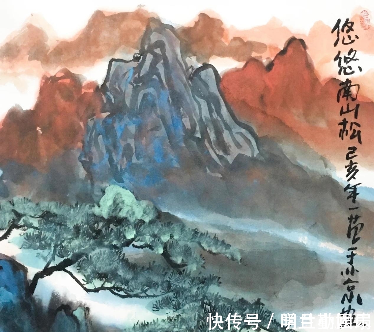 姜国华#姜国华:当代大写意第一人,享誉海内外的艺术家