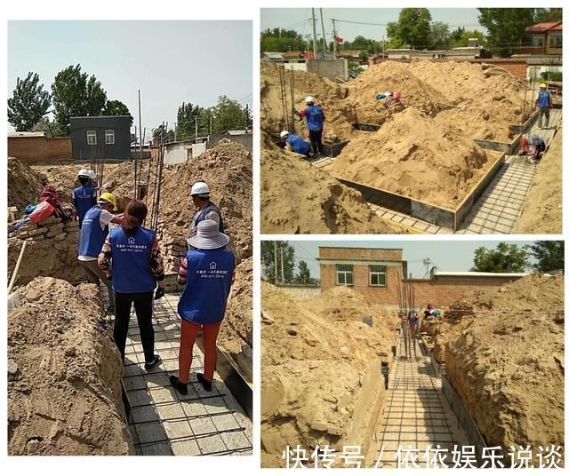施工|晒晒我农村66万建的中式三合院,1座房子6个庭院,这才叫生活