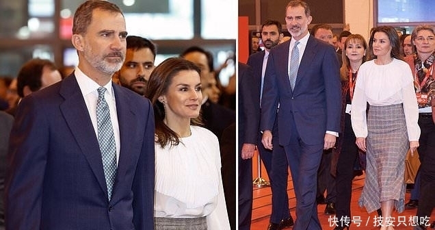 被西班牙王后高贵气质折服!7百块格子半裙穿得像7千块,秒售罄