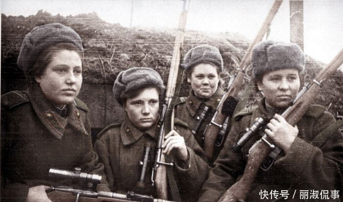 想着|谁是王牌女狙击手？别老想着柳德米拉，还有一位52岁老奶奶