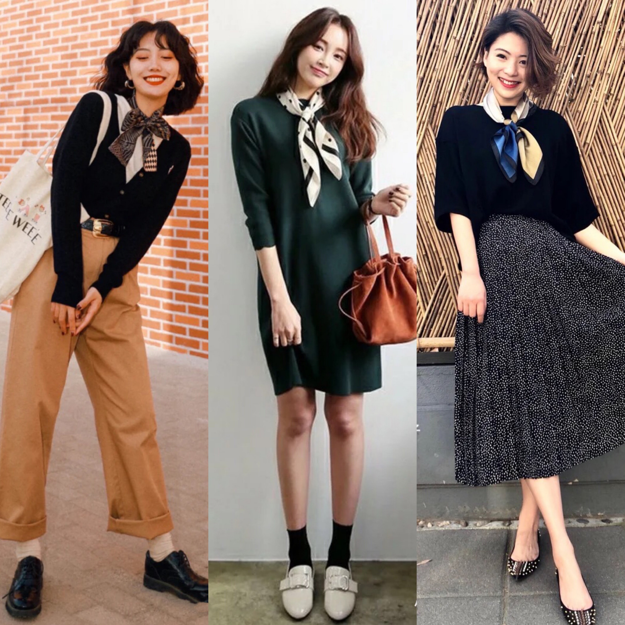 真正精致的女人, 懂得用配饰锦上添花, 丝巾这样系就很美