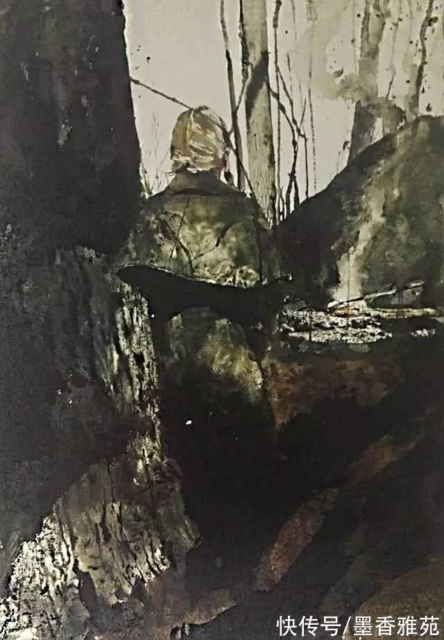 画家$美国最伟大的画家安德鲁怀斯,瞒着妻子用15年偷画一个女人