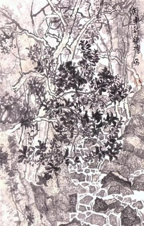 画作|画家陈德鸿：曾一幅画卖数万，破产后摆摊卖画，两百一幅只为养家