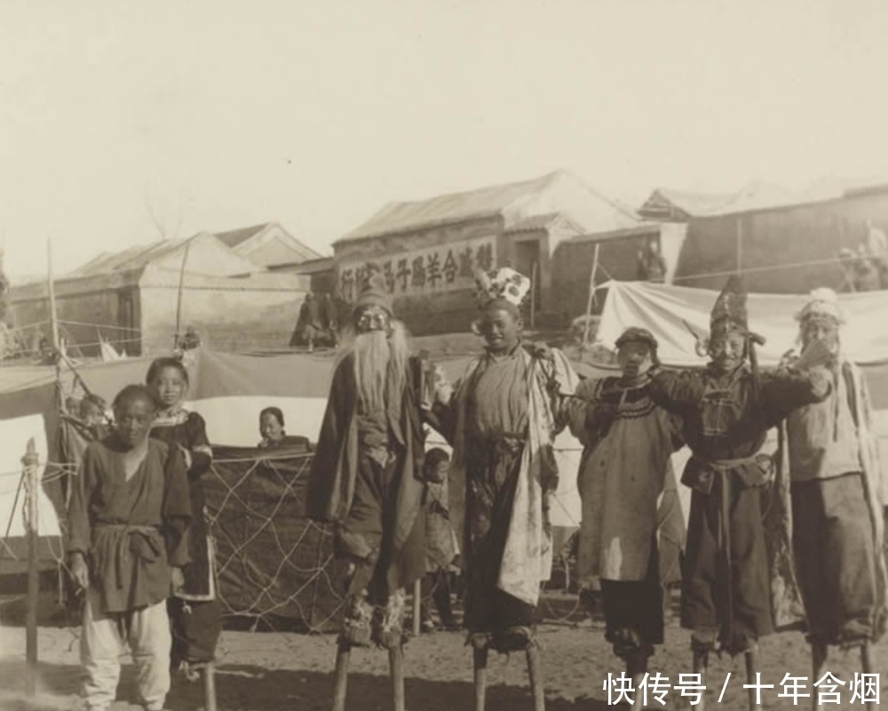 庄稼|晚清老照片:旗人女子美丽惊艳,圆明园种满庄稼