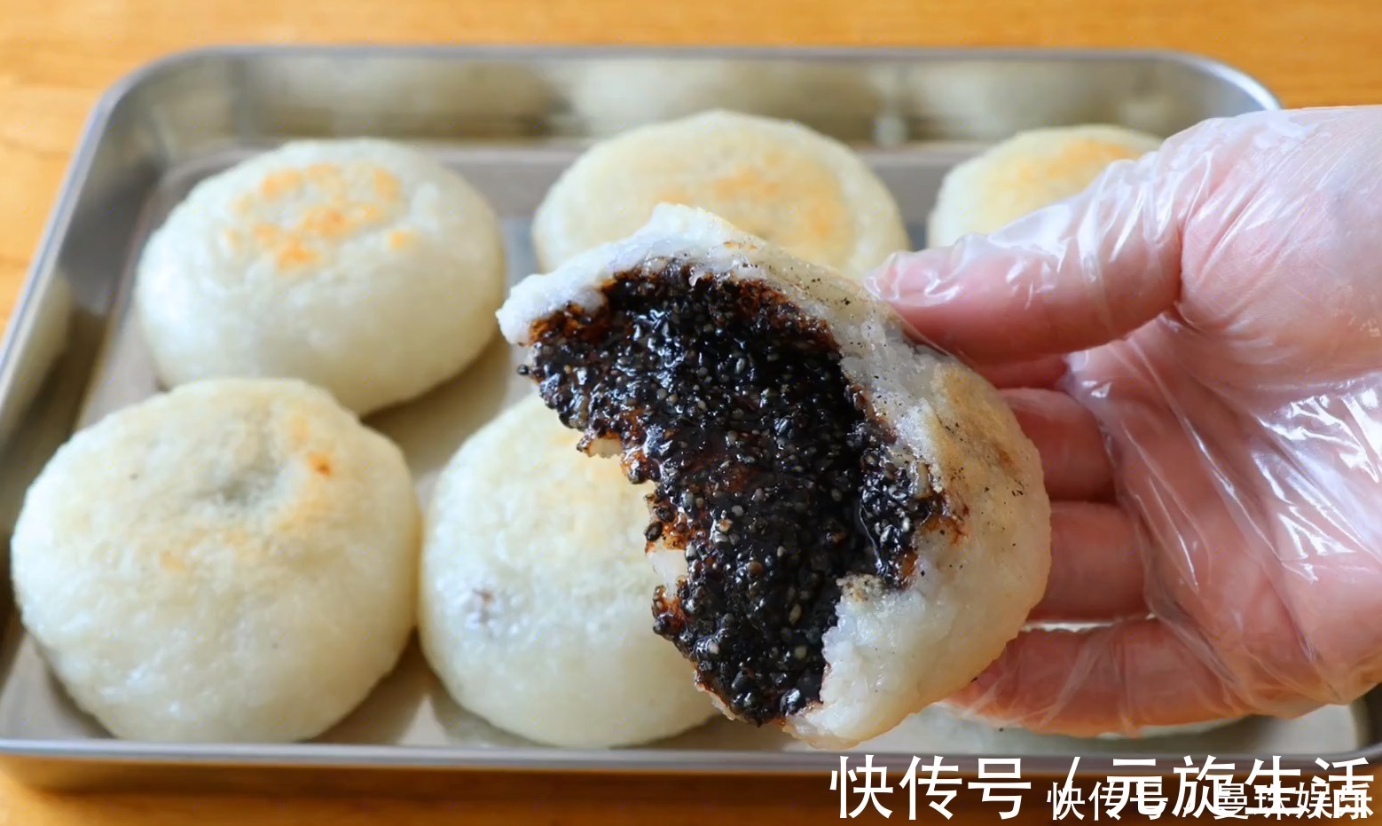 馅料|手工糯米糍粑糕南方特色做法，红糖流心馅，香甜软糯，简单易学