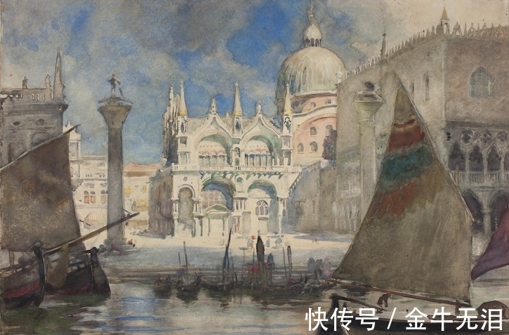 职业生涯!寻找颜色与光:色彩大师查尔斯·霍奇·麦基,在威尼斯的油画艺术