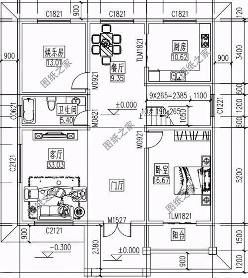 三合院|乡村普通别墅房子户型图,这几款最受农村朋友的青睐,一起来看看吧