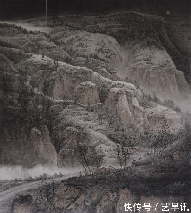 中国画#张敏:时光不负追梦人—读·丑百川的画