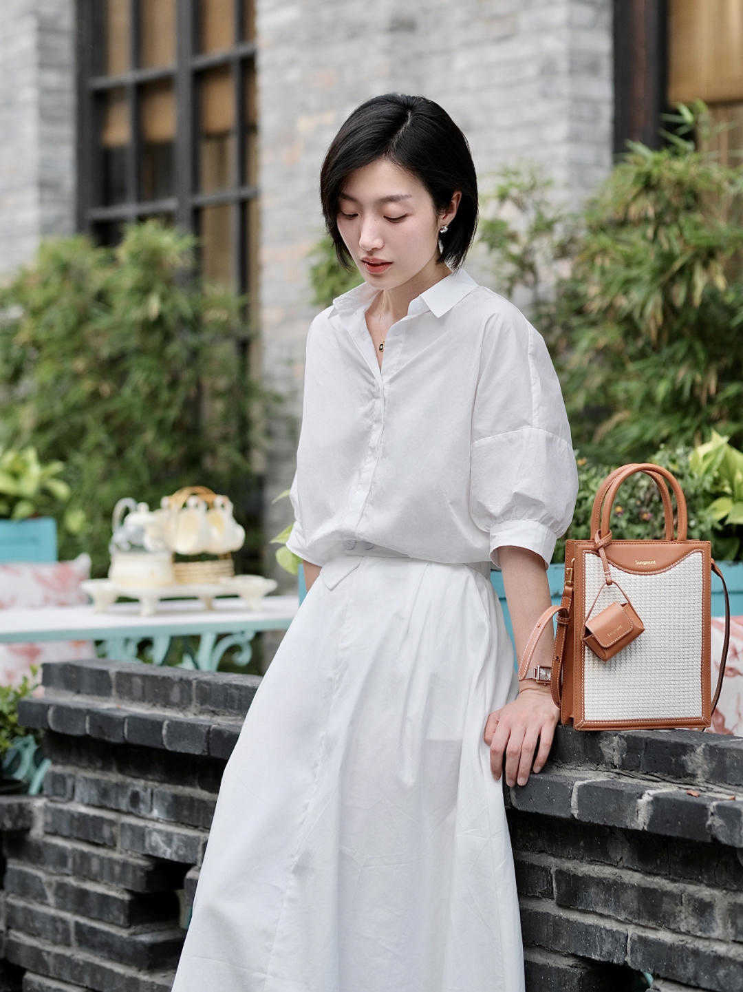 半身裙|高级感原来很简单,多借鉴“白色系穿搭”,温柔优雅不挑人