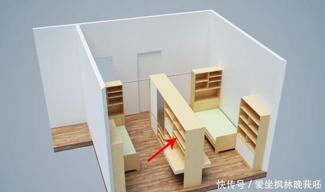 聪明的父母,都把一间儿童房隔成2间了!一儿一女同住一屋好方便!