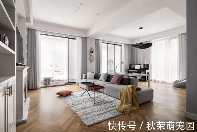 书房|如果家里人不多,建议留三个房间,看她225㎡大平层,很实用