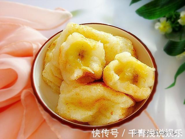 香蕉块|糯米香蕉卷,10分钟上桌,软糯糯甜丝丝,连吃也不腻