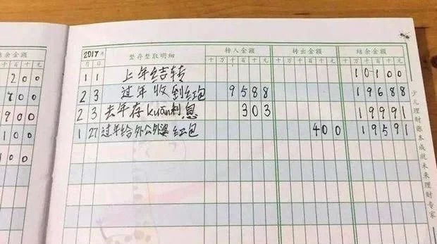 银行|3岁小孩去银行存压岁钱,当我看到数目的时候,我竟很是心疼我自己