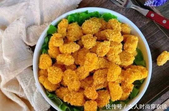不用一滴油,教你做鸡米花,低脂又美味,多吃也不怕长肉