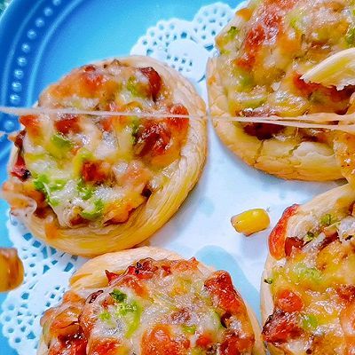 黑椒味蛋挞披萨