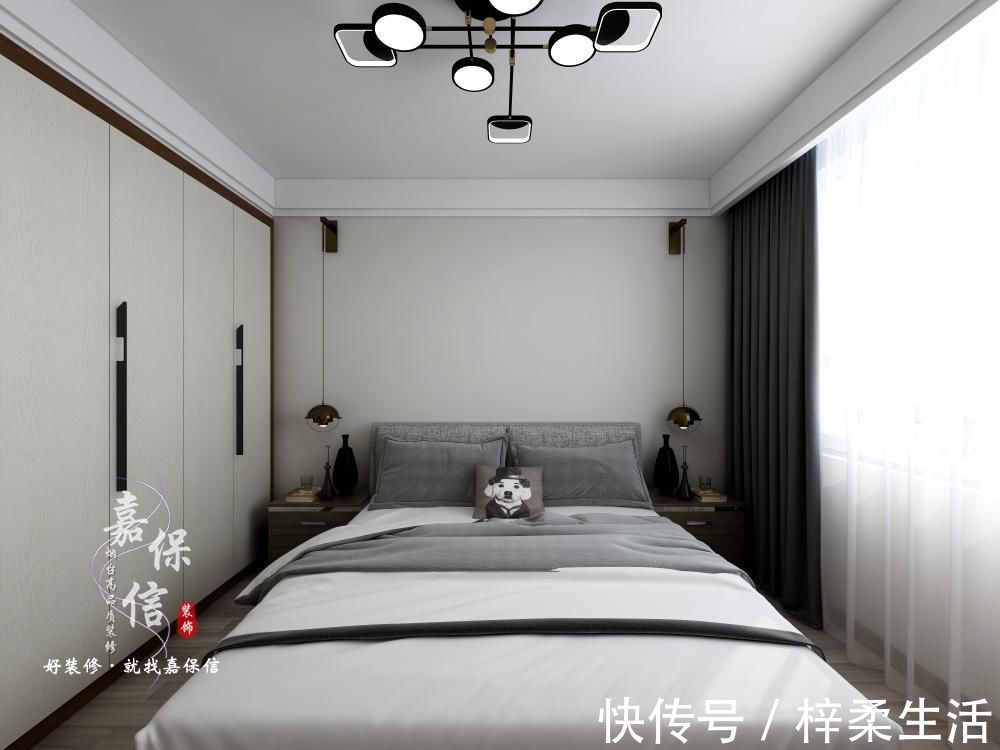 三居室|这不正是你苦苦在找的轻奢风吗?137平三居室现代轻奢风格装修