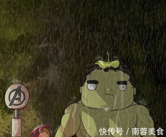 宠物小精灵|不同作品演绎《龙猫》名场面,绿巨人有点傻萌,柴郡猫足够阴森