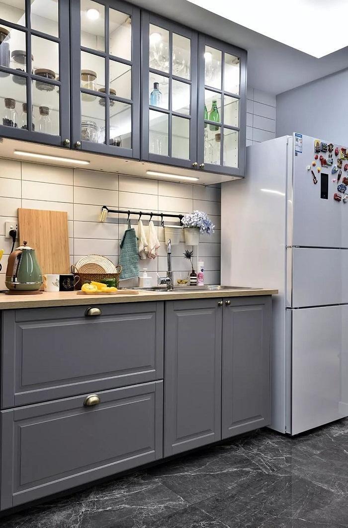 漆面|装修时因为穷才没选橱柜配件，想不到入住一年，越来越感到实用！