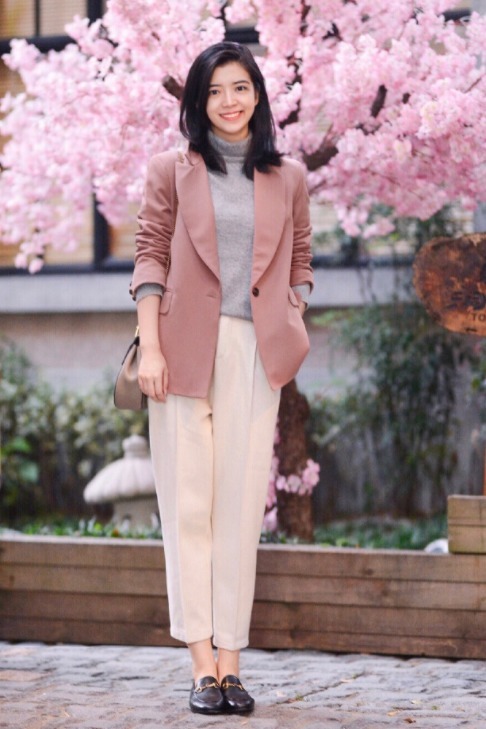 搭配|上班族怎么穿暖和又显瘦?试试这几套西装穿搭技巧,优雅又气质