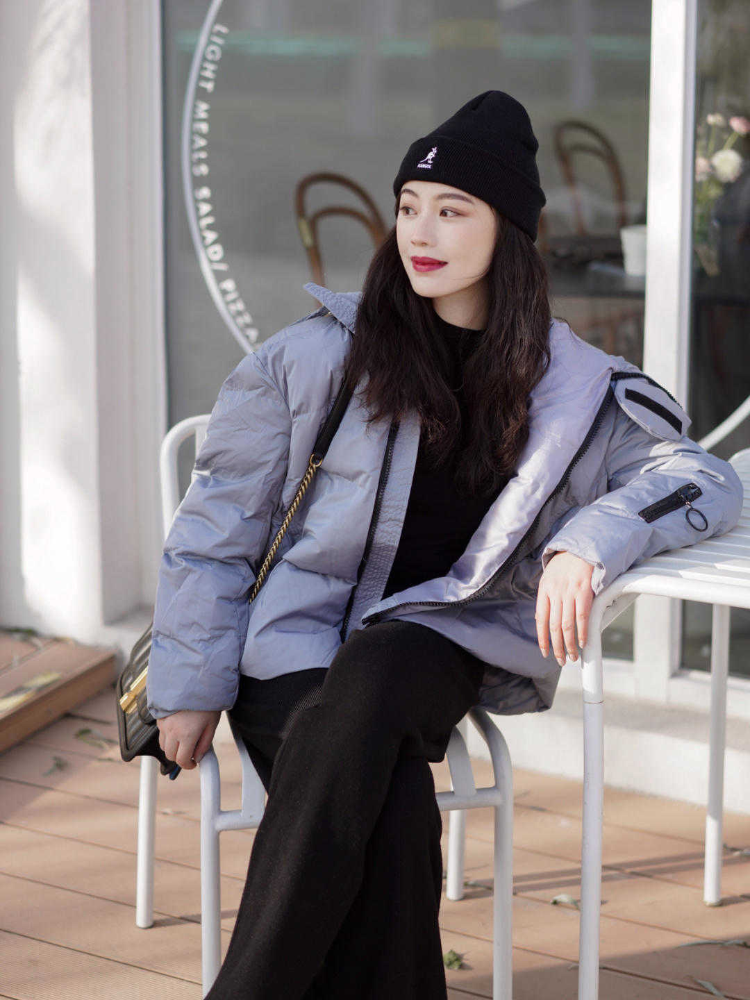 紧身裤|应对降温我有妙招!各种羽绒服穿搭分享,让你美得优雅