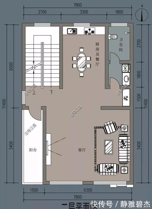 露台|农村建房位置好, 建个带商铺的户型把钱赚, 10套户型分享