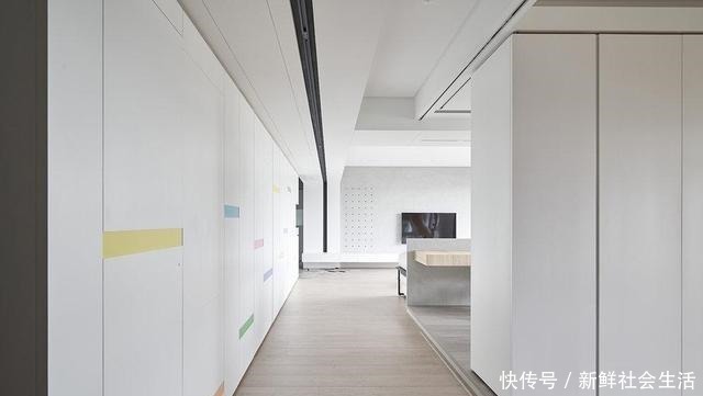 走廊|这是我见过最干净的家,将卧室悬空,完工堪比多间房,太实用了!