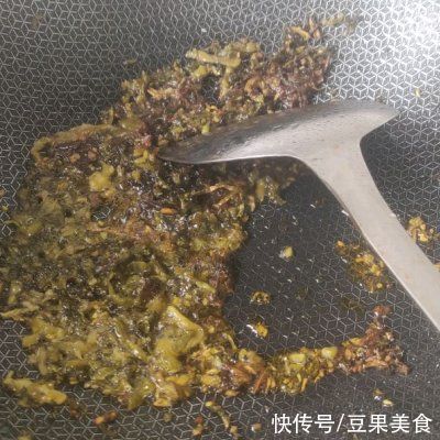 吃光|今天我吃光5碗饭的秘诀是快菜#糟菜炒毛豆仁...