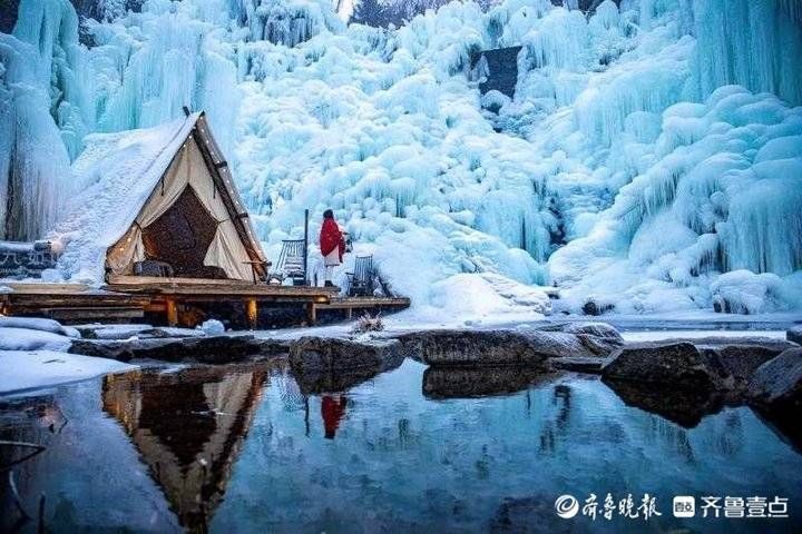 云雾|济南新年首雪很温柔，济南南山云雾冰雪梦幻迷人