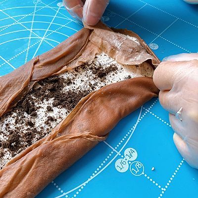 白砂糖|巧克力味千层毛巾卷