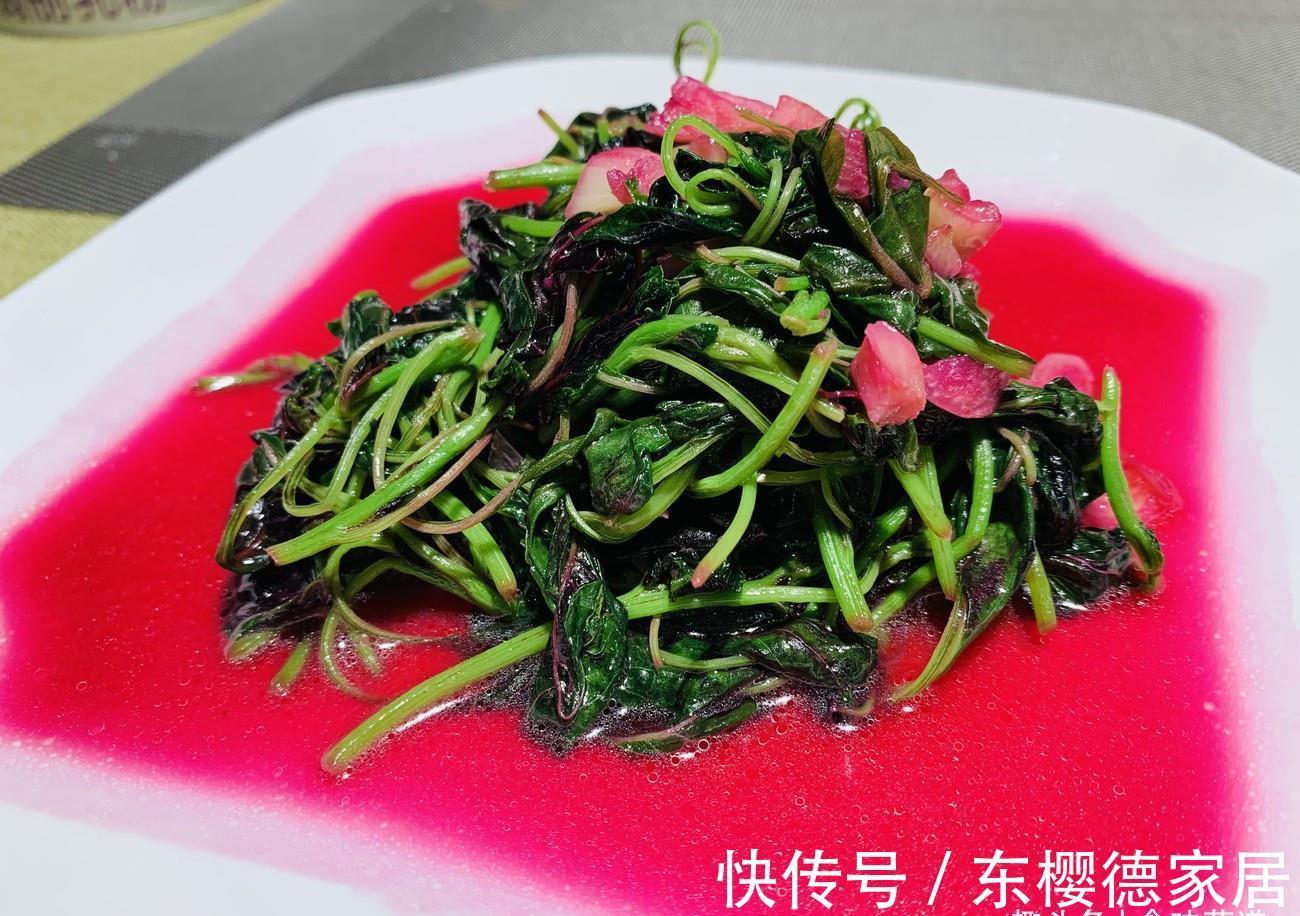 清炒苋菜|七月这菜“金不换”，遇见一次买10斤，清炒凉拌都行，营养又美味
