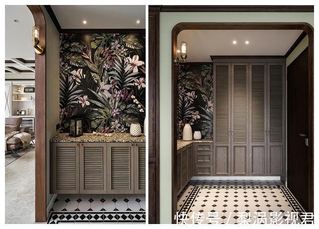 典雅|她家的装修太有贵族气质了,比美式风格更耐看,一进门就被惊艳到