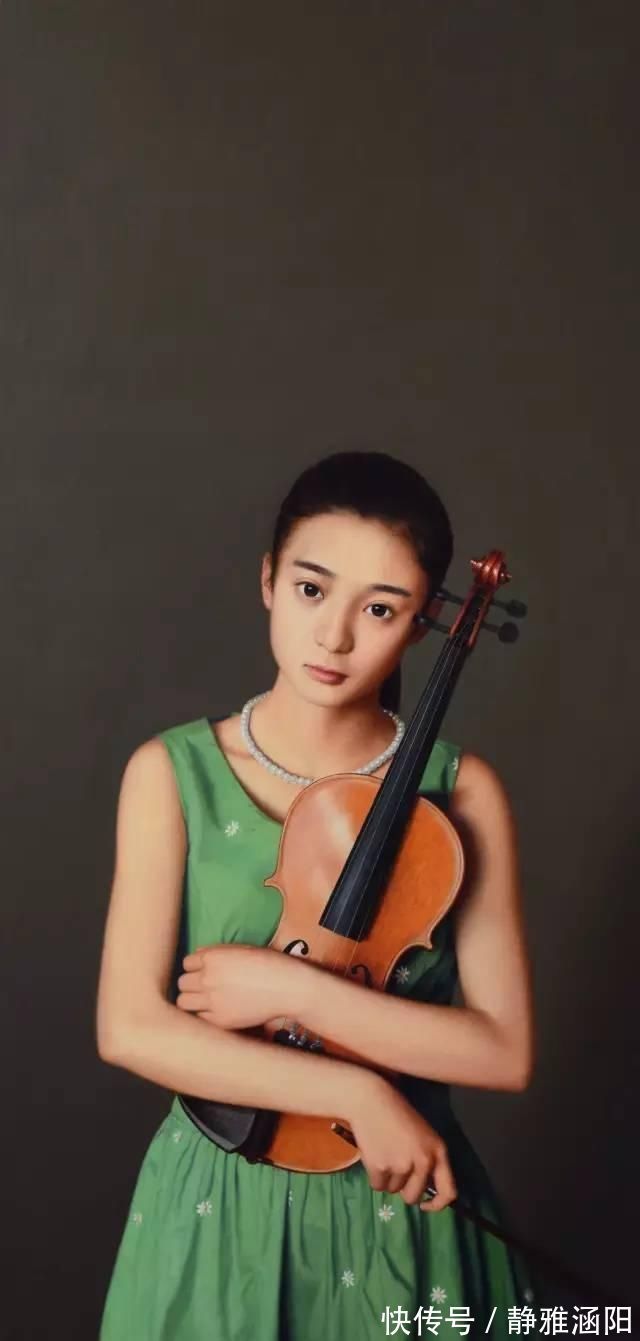 人体!油画协会主席杨飞云弟子岳小清人体油画中的青春期女孩