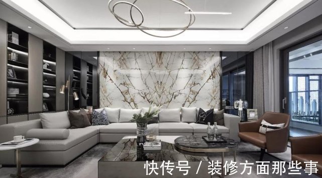 四居室|150平现代雅致四居室,新现代主义设计手法,打造时尚轻奢空间