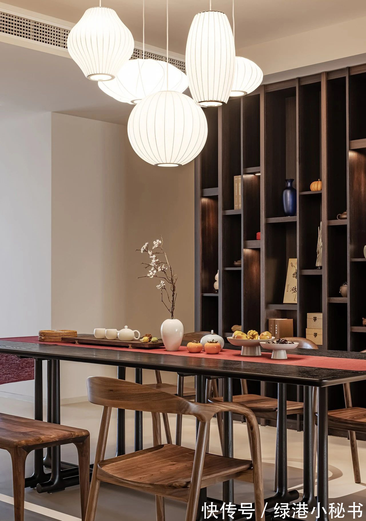 木饰面|装修案例欣赏:江南韵味的新中式装修,令人羡慕!