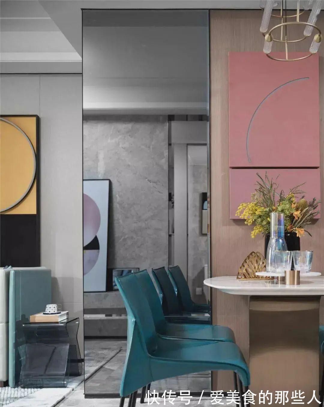 一米阳光|90㎡高级灰新房,软装配色超赞,一入门就被吸引!