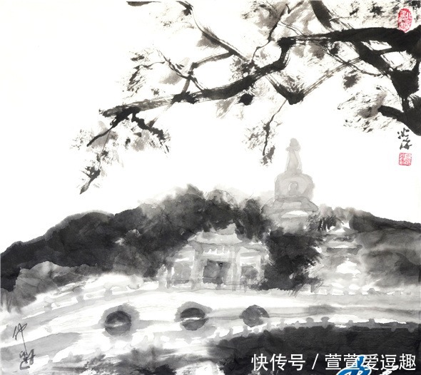 水墨|仲泊游水墨寻影《北京旧迹》之北海