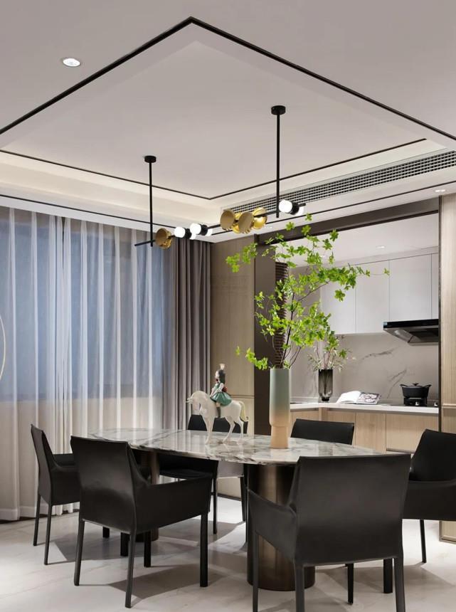 很温暖|135平混搭风四居室，宁静而细腻的视很温暖