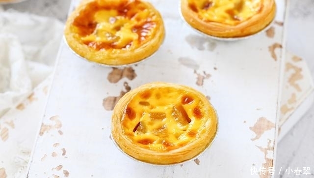 黄桃|完爆肯德基的黄桃蛋挞,料足味美比鸡蛋羹还嫩滑,孩子一口气吃仨