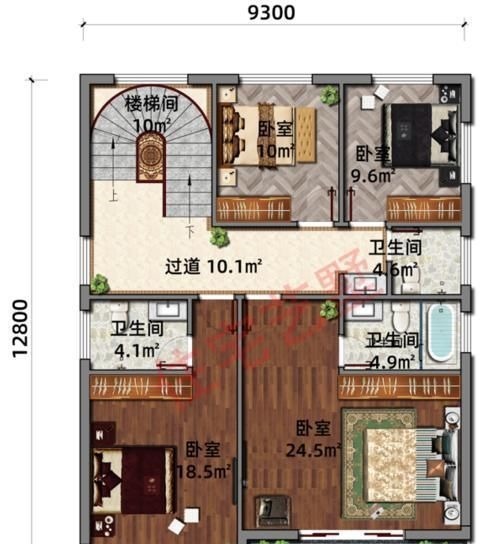 自建房|老妈选了2套农村自建房三层别墅图纸,造价只要25万,哪套好看