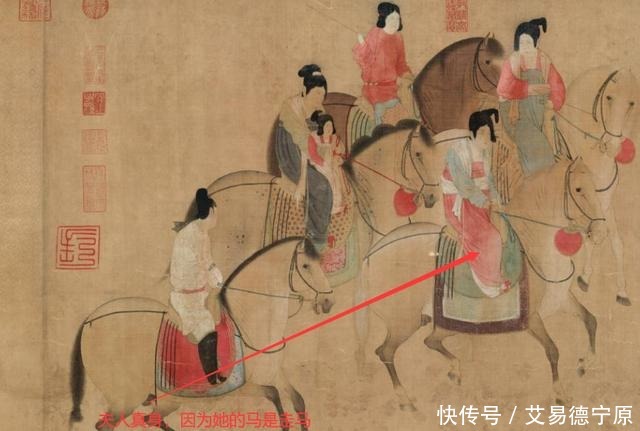 游春图|《虢国夫人游春图》中谁是虢国夫人,其实一匹“走马”,泄露真相