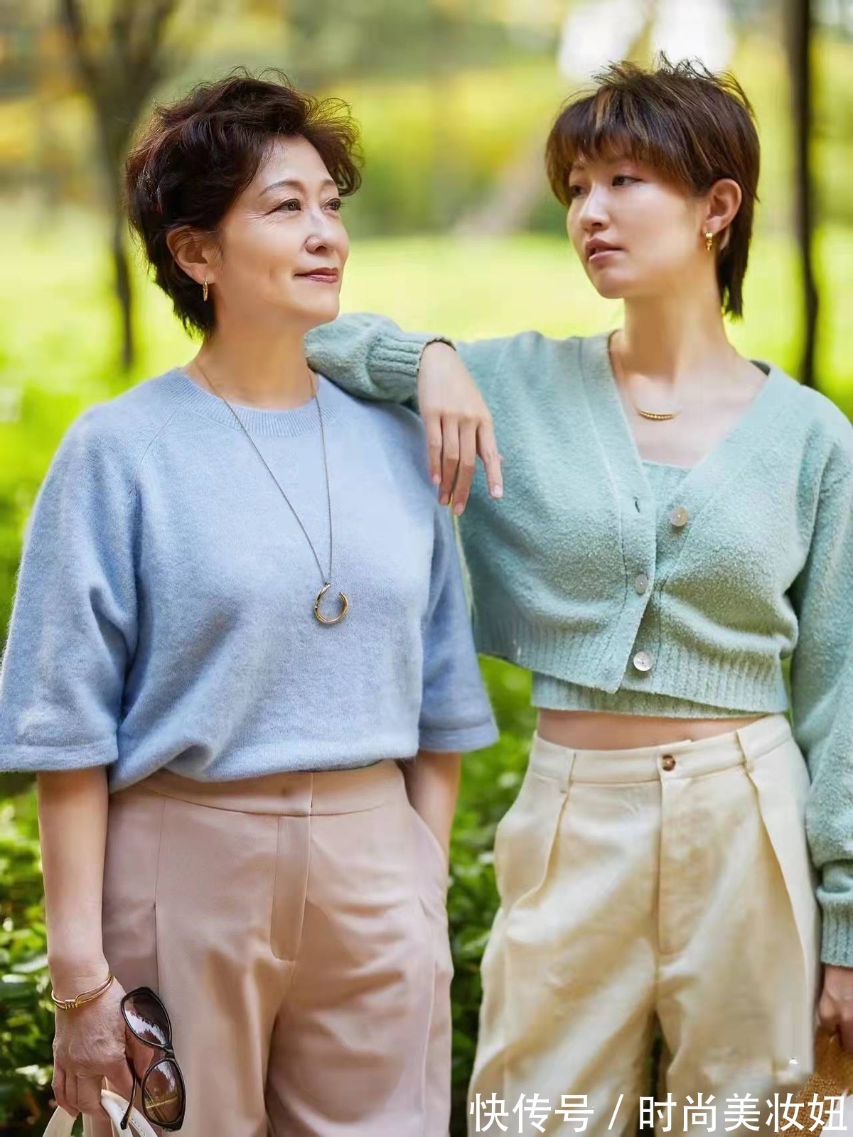 退休女性|“退休女性”要学会打扮,这位退休妈妈4种穿搭示范,高级洋气