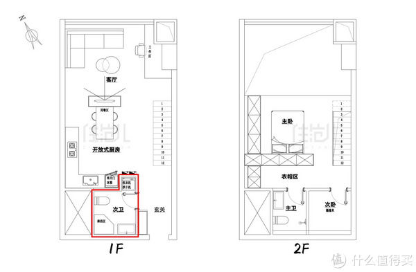 地台床|住范儿真实案例 篇二十七：47㎡小复式靠8大功能区，直接住成100㎡
