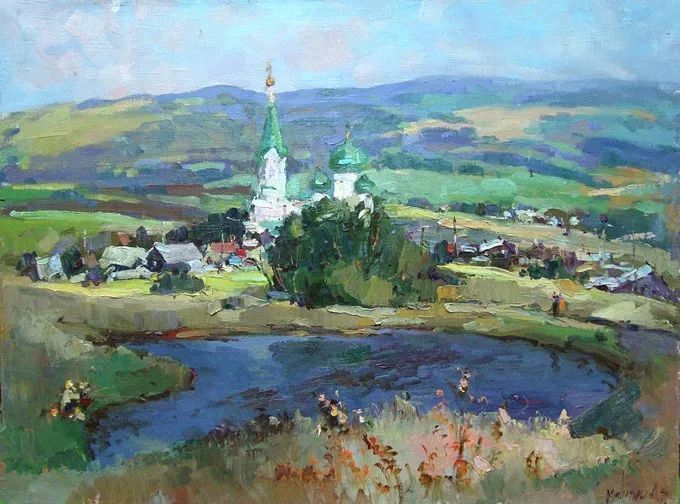 俄罗斯@浓郁的色彩,俄罗斯画家安德烈·米沙金的风景油画(一)