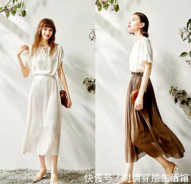 百褶裙|百褶裙怎么搭配好看？这样穿既时髦又有气质