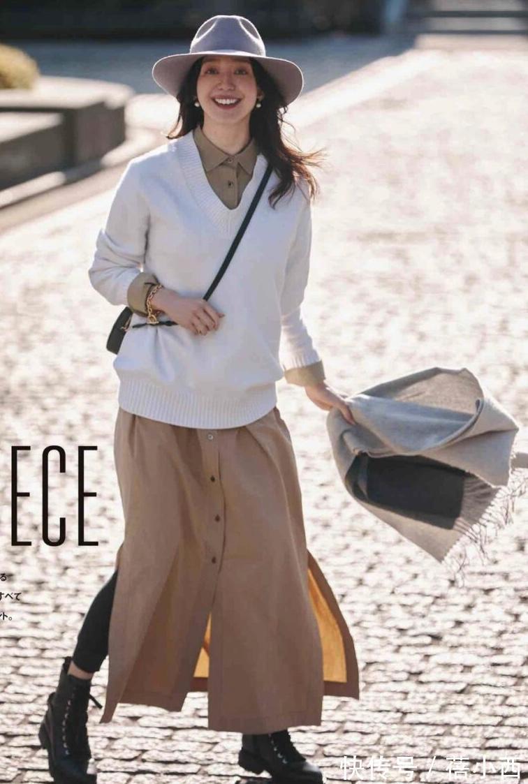 个子们 日本时髦精的毛衣高阶穿搭法来了!get这些技巧,轻松化身女神