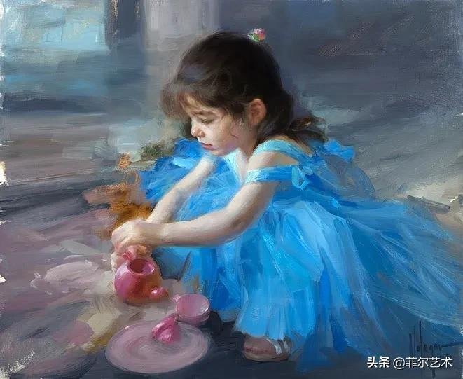 斯维尔德洛夫斯克$犹如花朵绽放,美得让人难忘~俄罗斯画家人物油画作品欣赏