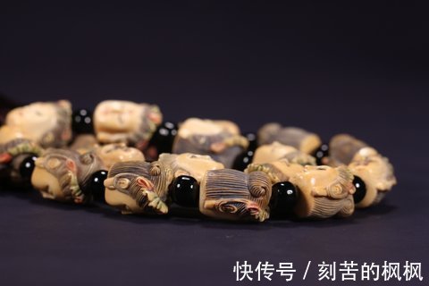 观音!老牙彩绘观音佛首手持