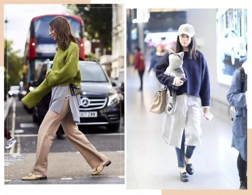 衬衫+毛衣，衬衫+高领=永不过时气质精！太美了！