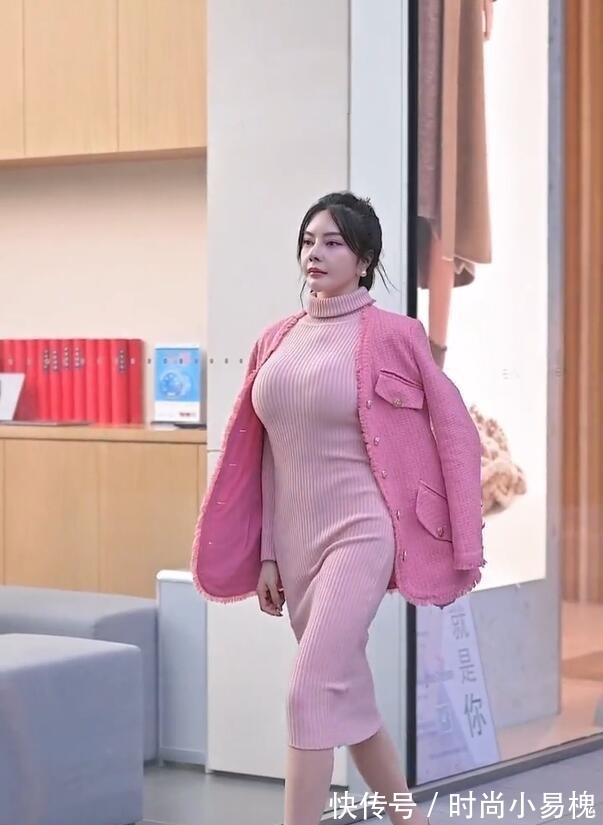 女人|针织连衣裙能让女人光彩十足