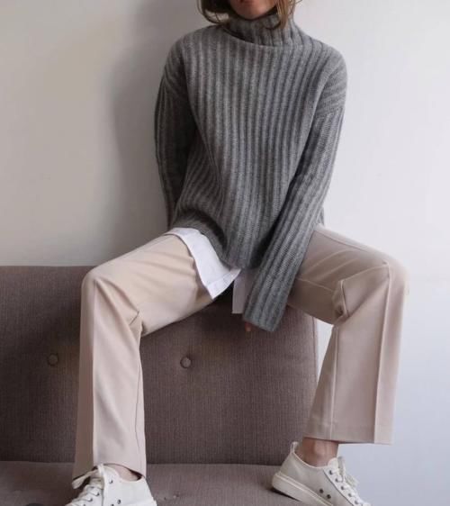 毛衣当季的时刻，用5个方式营造时髦感，穿得洋气又精致